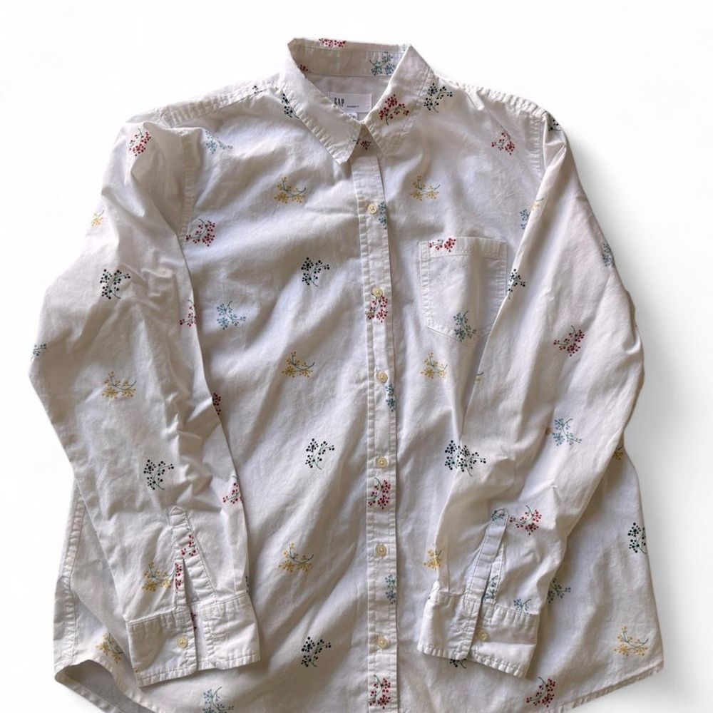 Women’s White Patterned Shirt